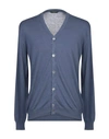 Zanone Cardigans In Blue