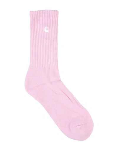 Carhartt Short Socks In Pastel Pink
