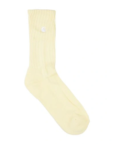 Carhartt Short Socks In Light Yellow