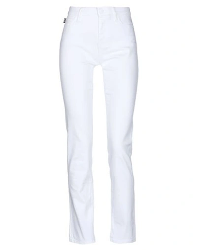 Love Moschino Casual Pants In White