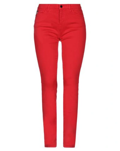 Love Moschino Casual Pants In Red