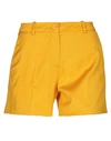 Love Moschino Shorts & Bermuda Shorts In Ocher