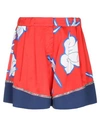 Pinko Woman Shorts & Bermuda Shorts Red Size 4 Viscose, Polyamide, Pvc - Polyvinyl Chloride