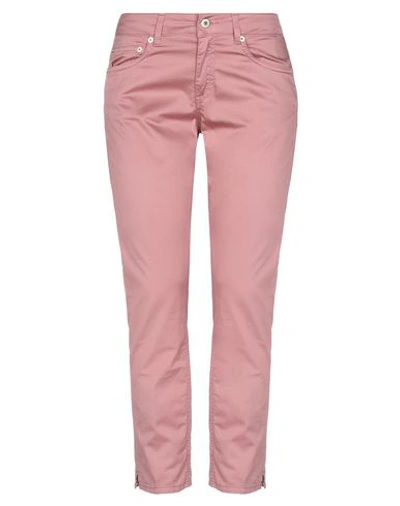 Dondup Pants In Pastel Pink