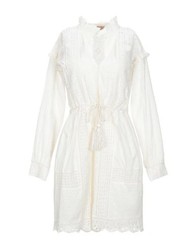 Twinset Short Dresses In Ivory