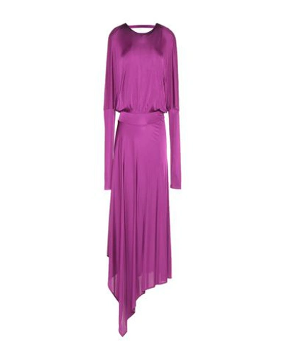 Pinko Midi Dresses In Purple
