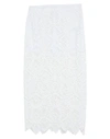 Dondup Long Skirts In White