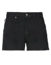 Love Moschino Denim Shorts In Black