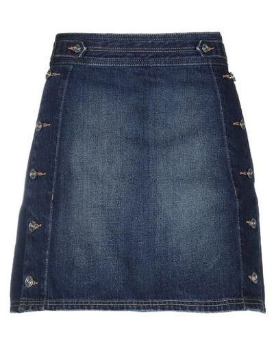 Current Elliott Denim Skirts In Blue
