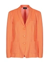 Emporio Armani Suit Jackets In Orange