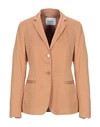 Dondup Suit Jackets In Camel