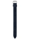 Tom Ford Pebble Grain Leather Watch Strap In Navy