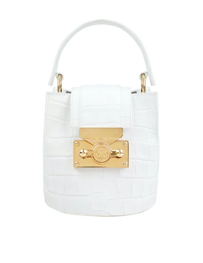 Subella London Bambi • White Croc & Gold