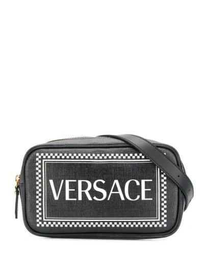Versace Jeans Couture 1990er Gürteltasche Mit Logo In Black