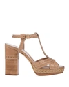 Twinset Sandals In Beige