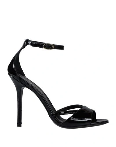 Twinset Sandals In Black