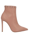 Ninalilou Ankle Boot In Pale Pink