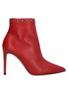 Ninalilou Ankle Boot In Red