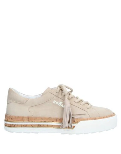 Hogan Sneakers In Beige