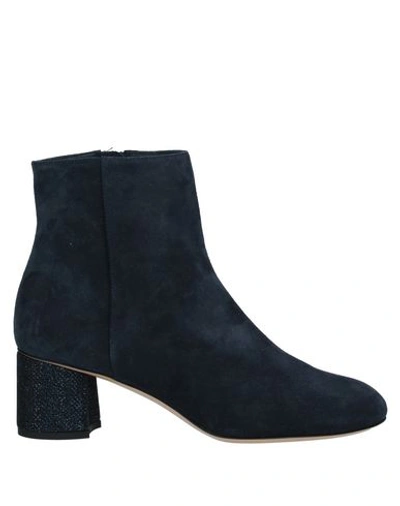Ninalilou Ankle Boots In Dark Blue