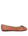 Tod's Ballet Flats In Brown
