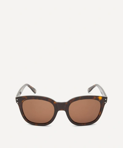 Gucci Round Tortoiseshell Acetate Sunglasses In Havana Brown