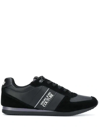Versace Jeans Couture Logo Sneakers In 899