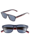 Dior Flag 54mm Sunglasses In Blue Multi