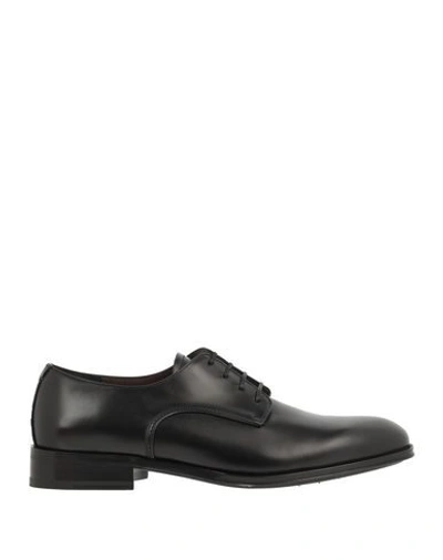 Ferragamo Lace-up Shoes In Black