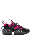 Jimmy Choo Diamond Trail/f Mesh And Leather Trainers In Bubble