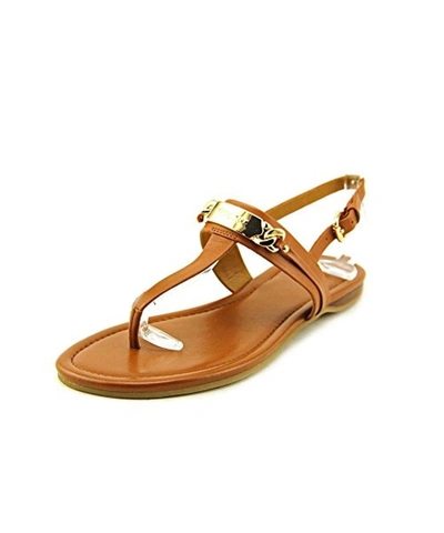 Coach Caterine Women&#39;s Leather Thong Sandals' In Brown | ModeSens