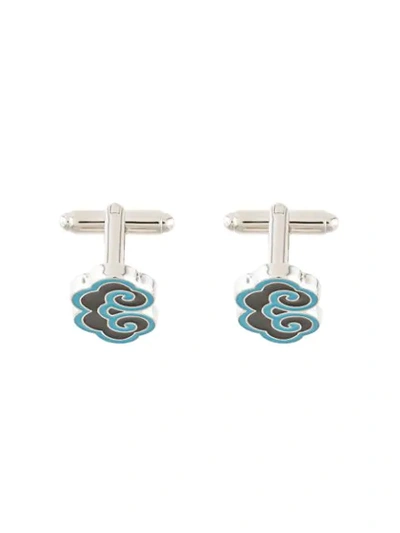 Shanghai Tang Cloud Cufflinks In Silver