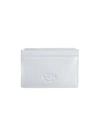 Royce New York Rfid-blocking Leather Card Case In Silver