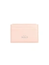 Royce New York Rfid-blocking Leather Card Case In Blush Pink