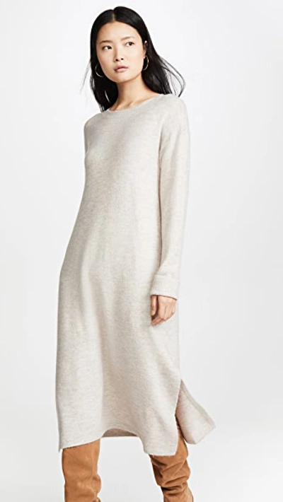 Line & Dot Calli Sweater Dress In Taupe