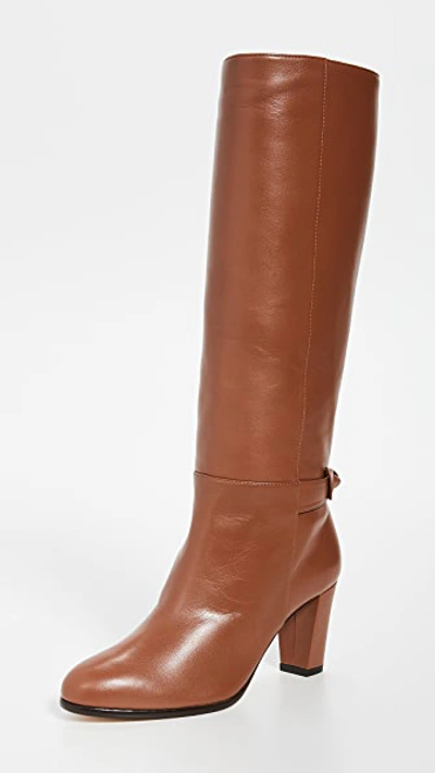 Alexandre Birman Rachel Boots In Cognac