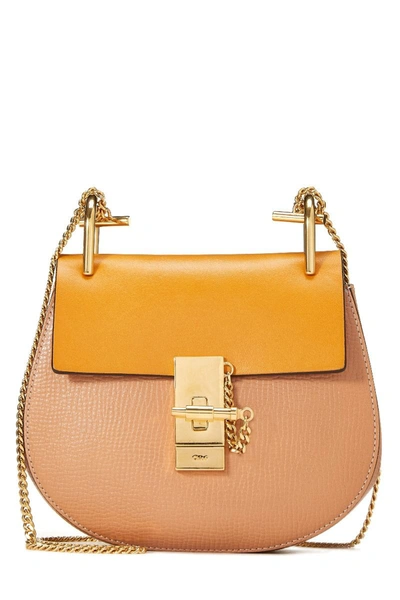 Pre-owned Chloé Tan Lambskin Drew Mini