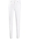 Loro Piana Mid-rise Slim-fit Jeans In Optical White