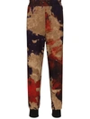 Canessa Tie-dye Elasticated Track Pants In Brown