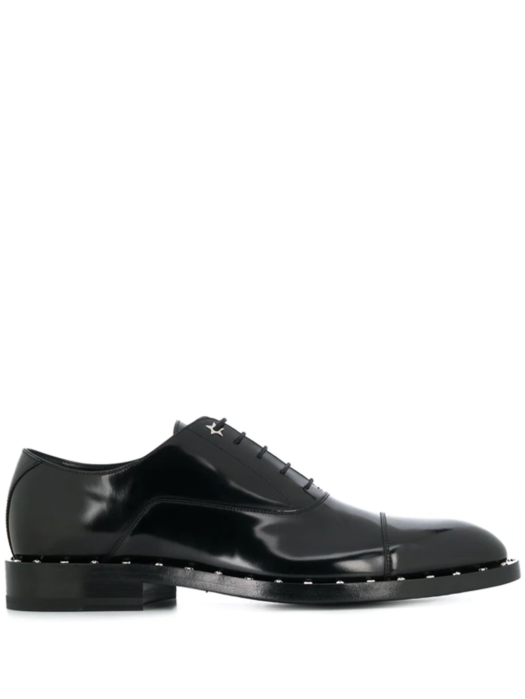 Jimmy Choo Falcon Star-embellished Oxford Shoes In Black Jimmy Choo Falcon Star-embellished Oxford Shoes In Black