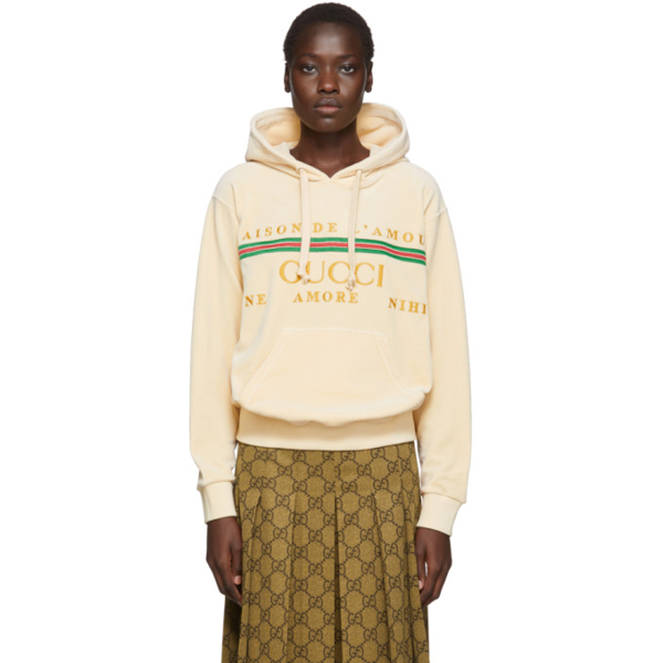 gucci beige hoodie