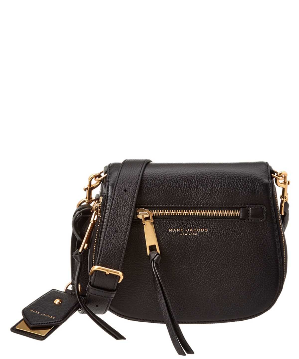 Marc Jacobs Recruit Small Leather Saddle Bag' In Black | ModeSens