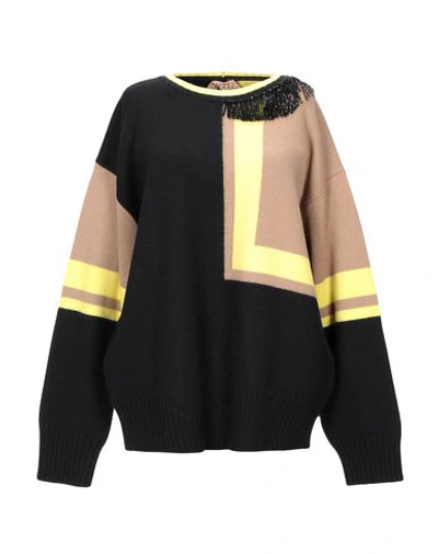 N°21 Sweaters In Black