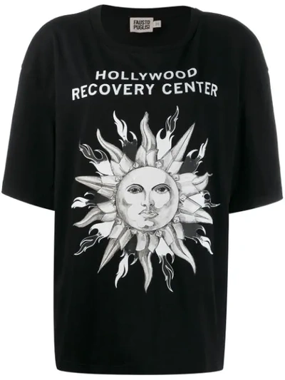 Fausto Puglisi Hollywood Recovery Center T-shirt In Black
