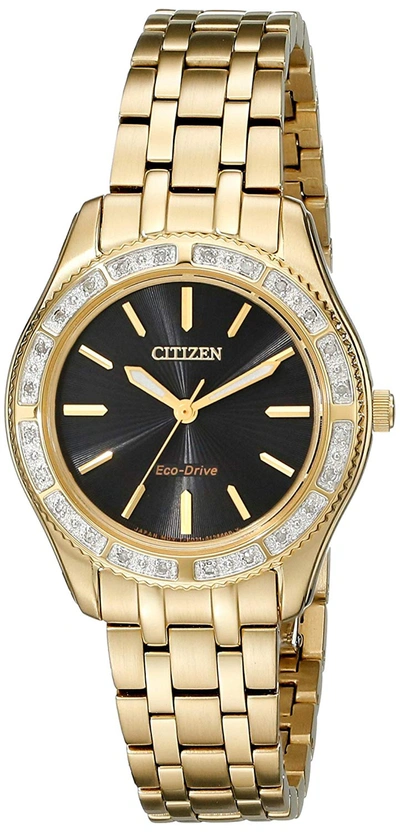 Pre-owned Citizen Em0242 In Stainless Steel