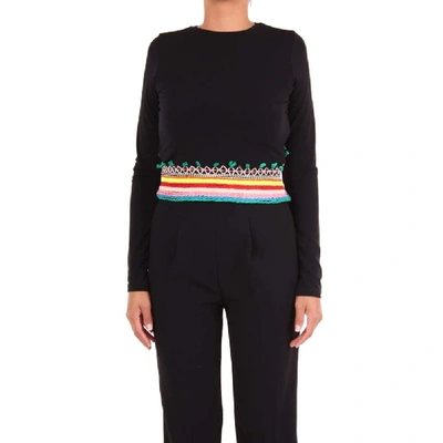 Alice And Olivia Alice + Olivia Women's Black Polyester Jumper