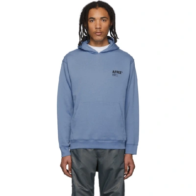 Affix Hooded Sweatshirt In Blue