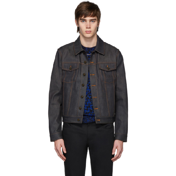 saint laurent raw denim