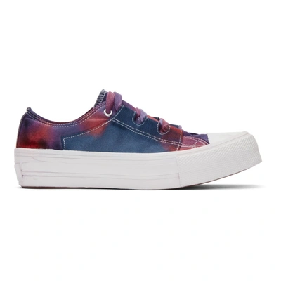 Needles Ghillie Tie-dyed Canvas Trainers In Multi