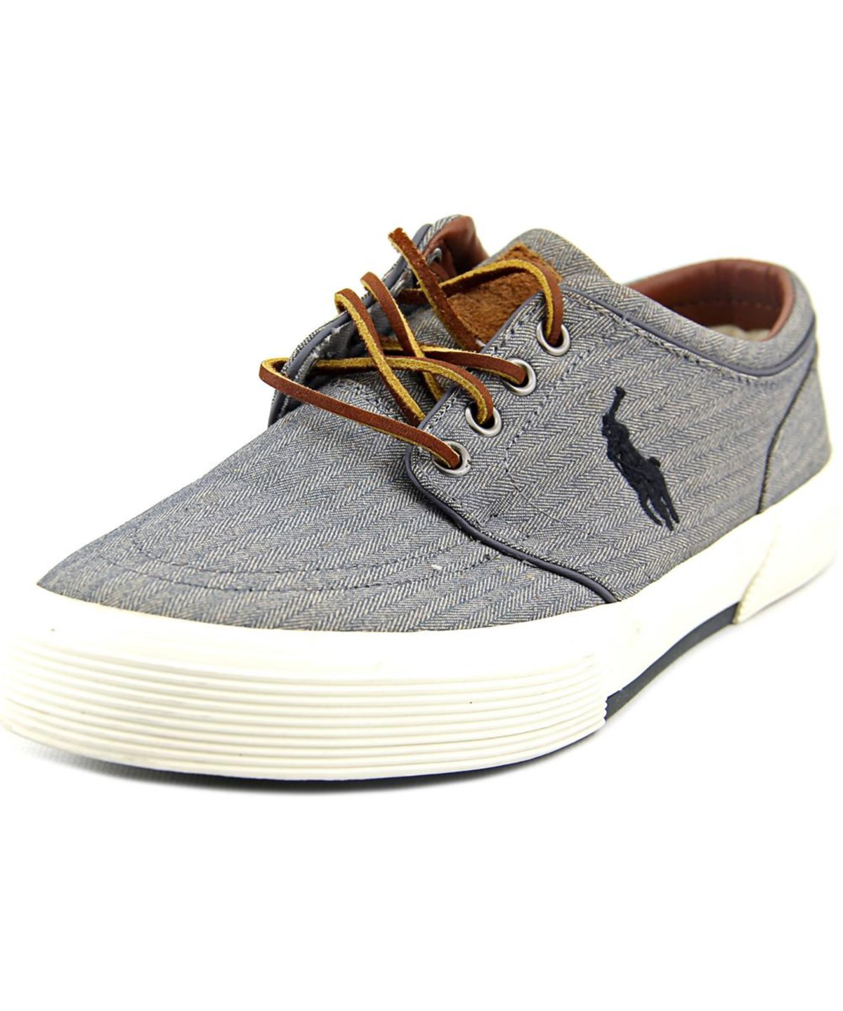 blue polo boat shoes